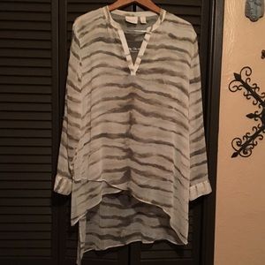 Chico’s layered tunic and under cami